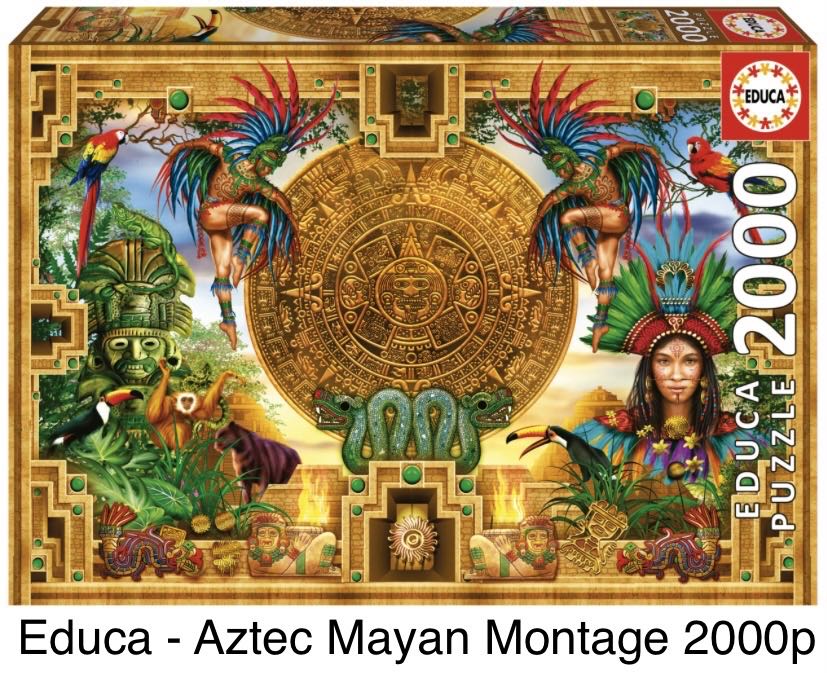 Educa - Aztec Mayan Montage - Educa puzzle collectible - Main Image 2