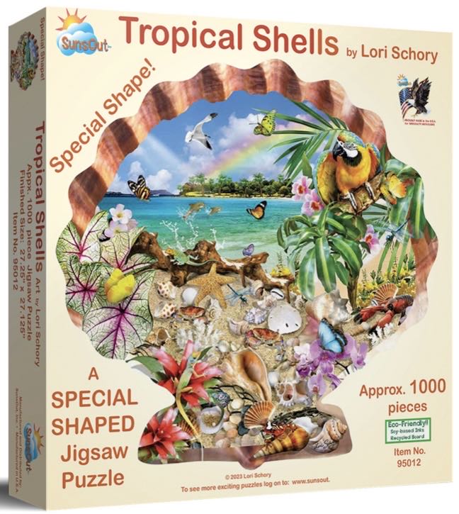 Sunsout - Tropical Shells - SunsOut puzzle collectible - Main Image 2