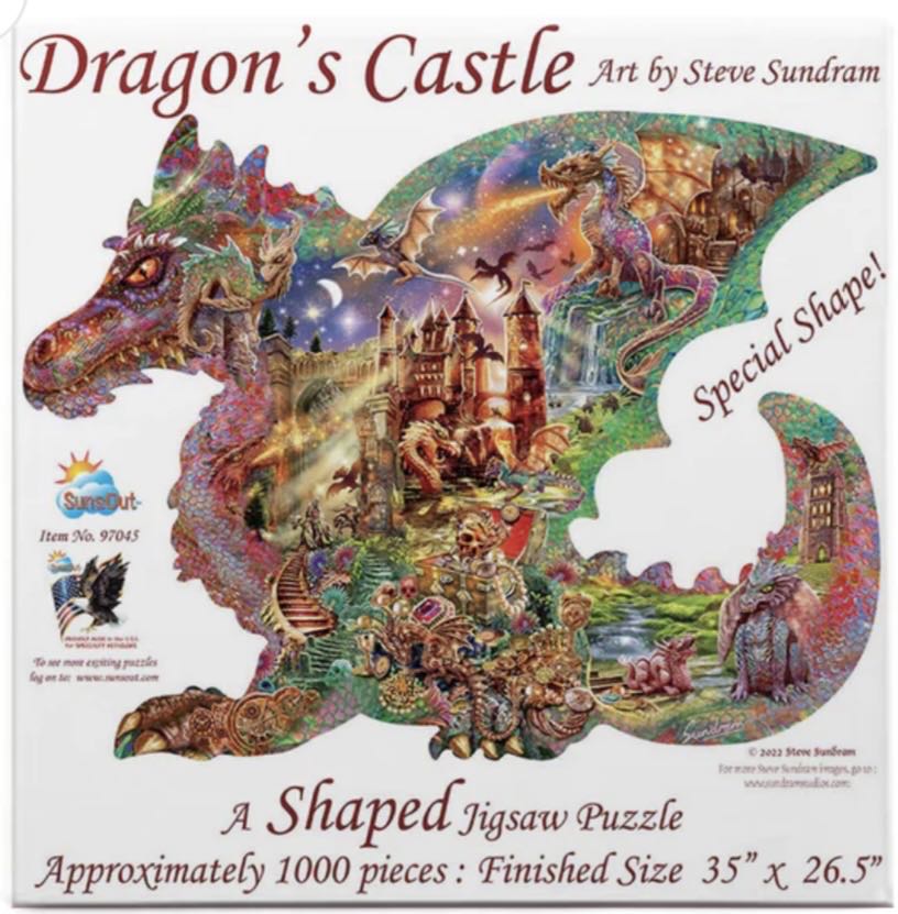 Sunsout - Dragon’s Castle - SunsOut puzzle collectible - Main Image 2