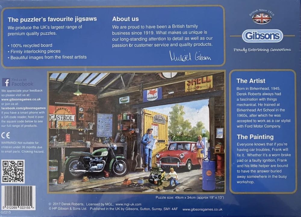 Daddys Little Helper 🟦 - Gibsons puzzle collectible [Barcode 5012269022155] - Main Image 3