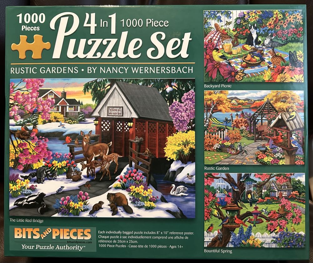 Rustic Garden - Bits And Pieces puzzle collectible - Main Image 2