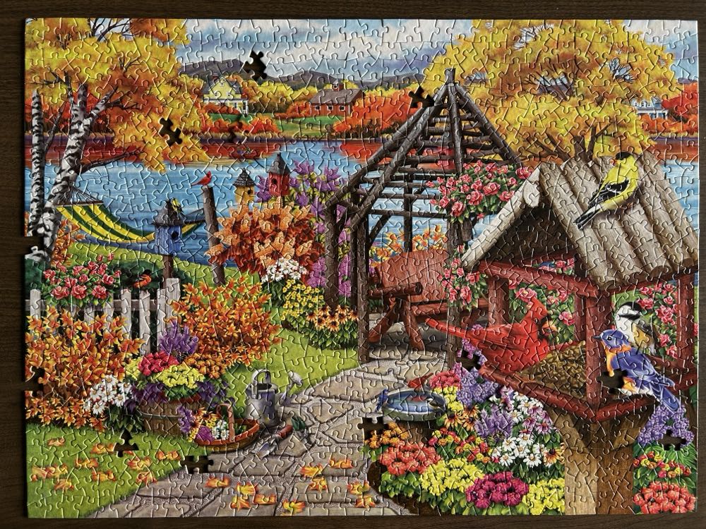 Rustic Garden - Bits And Pieces puzzle collectible - Main Image 3