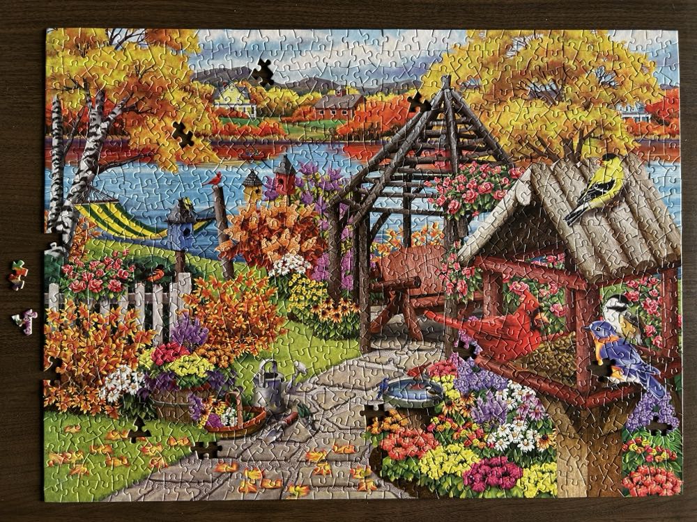 Rustic Garden - Bits And Pieces puzzle collectible - Main Image 4