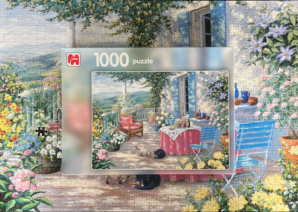 Sunlit Veranda 🟦 - Jumbo puzzle collectible [Barcode 8710126019030] - Main Image 4