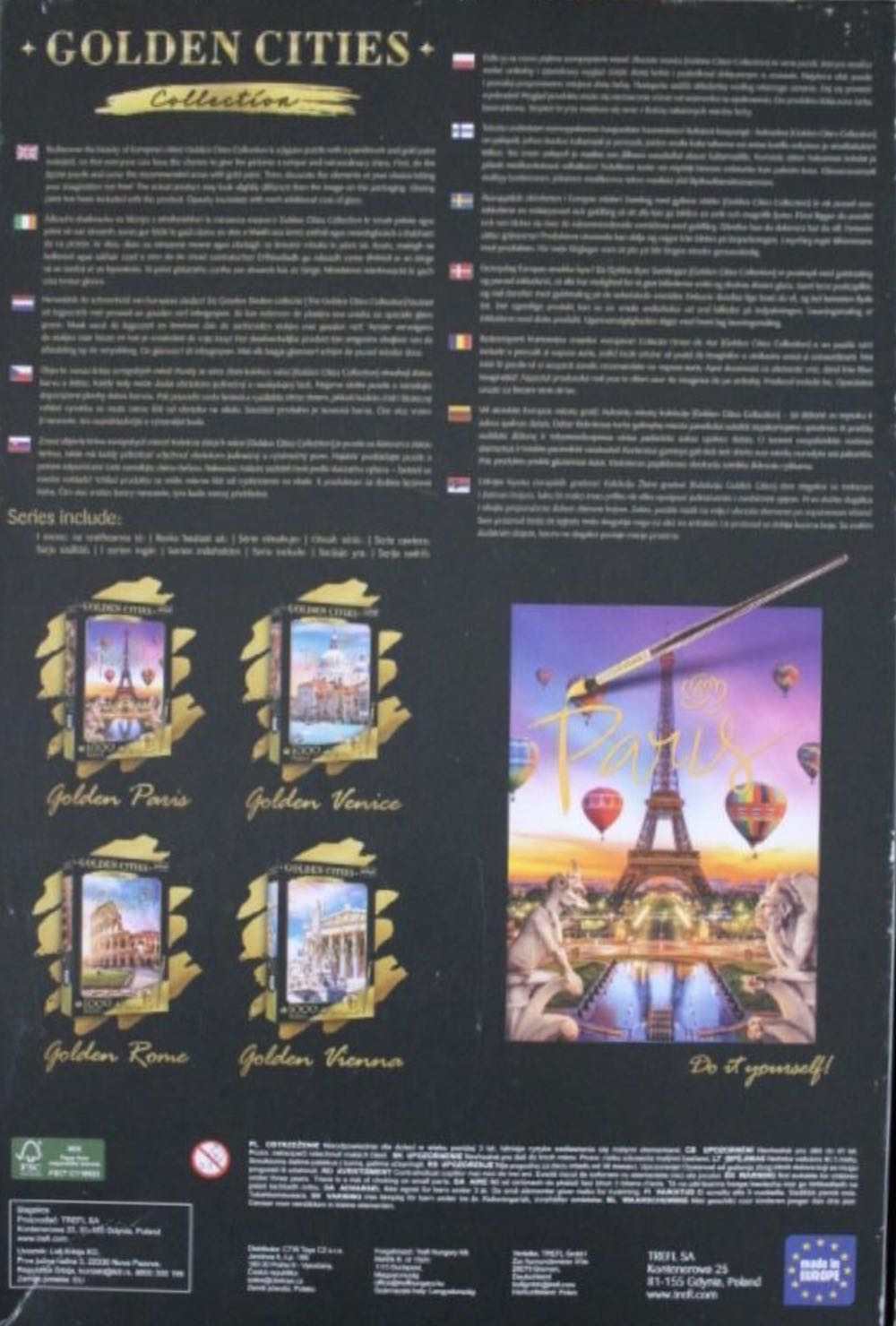 Golden Cities Paris - Trefl puzzle collectible [Barcode 5900511930726] - Main Image 3