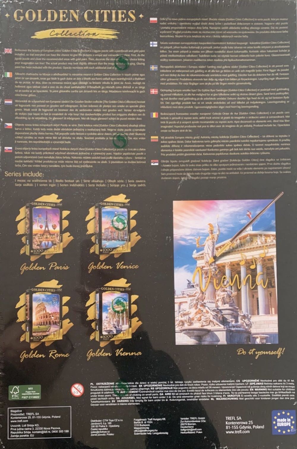 Golden Cities Vienna - Trefl puzzle collectible [Barcode 5900511930757] - Main Image 4