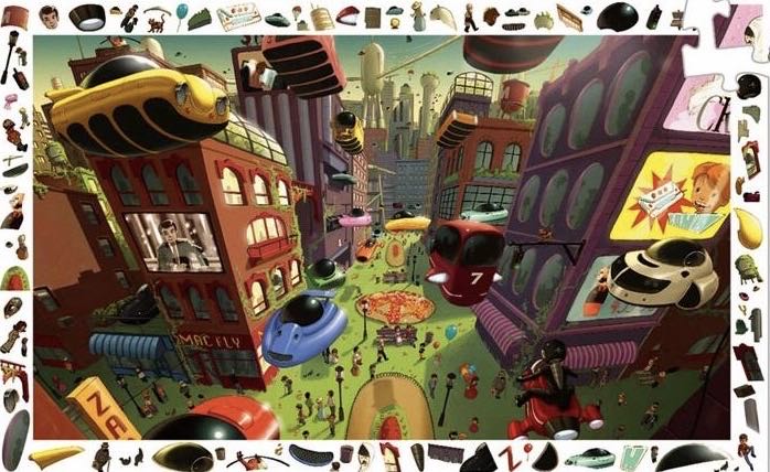 Observation Stad Van De Toekomst🟦 - Djeco puzzle collectible [Barcode 3070900074590] - Main Image 2