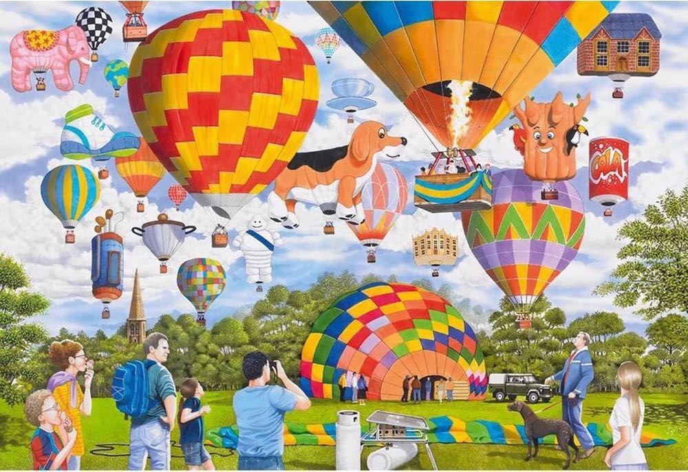 Balloon Bonanza 🟦 - Gibsons puzzle collectible [Barcode 5012269022025] - Main Image 2