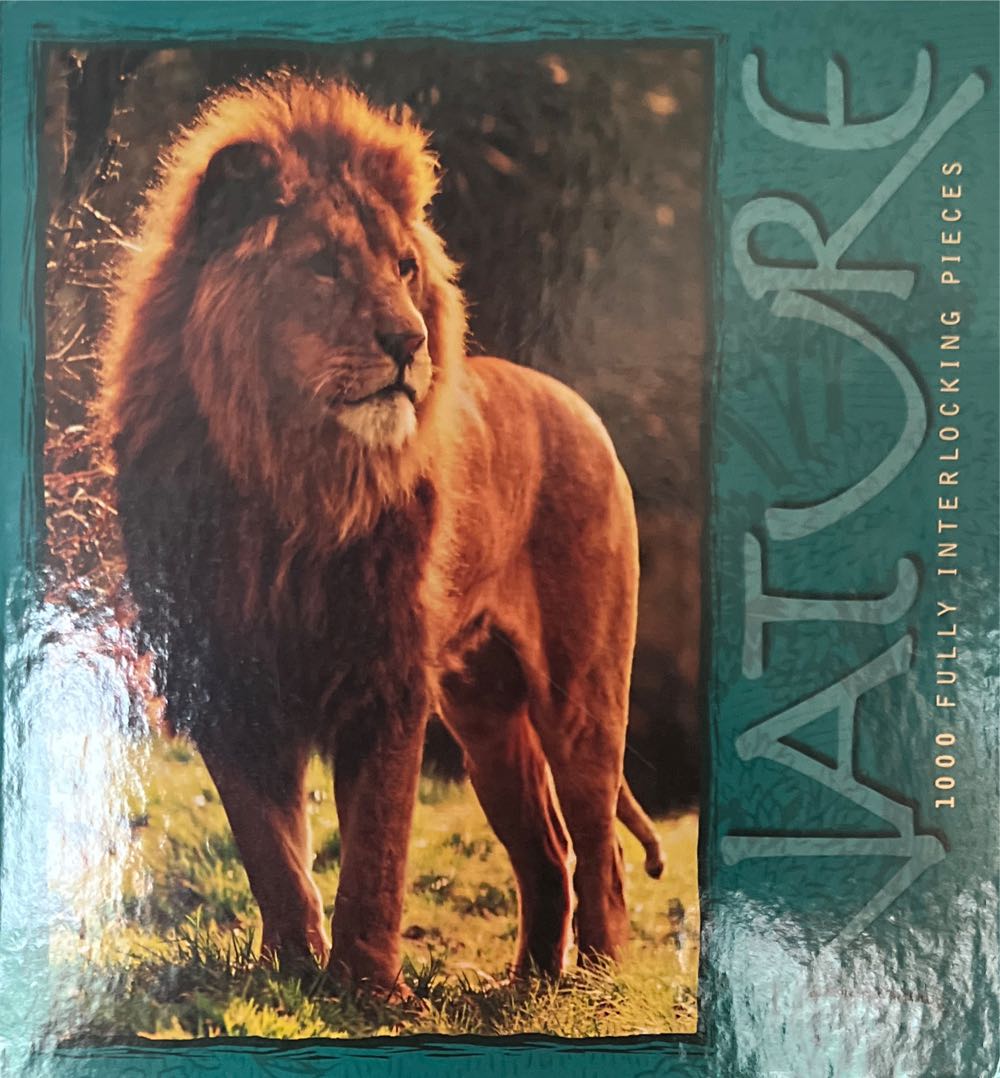 Nature Lion - Milton Bradley puzzle collectible [Barcode 032244040917] - Main Image 2