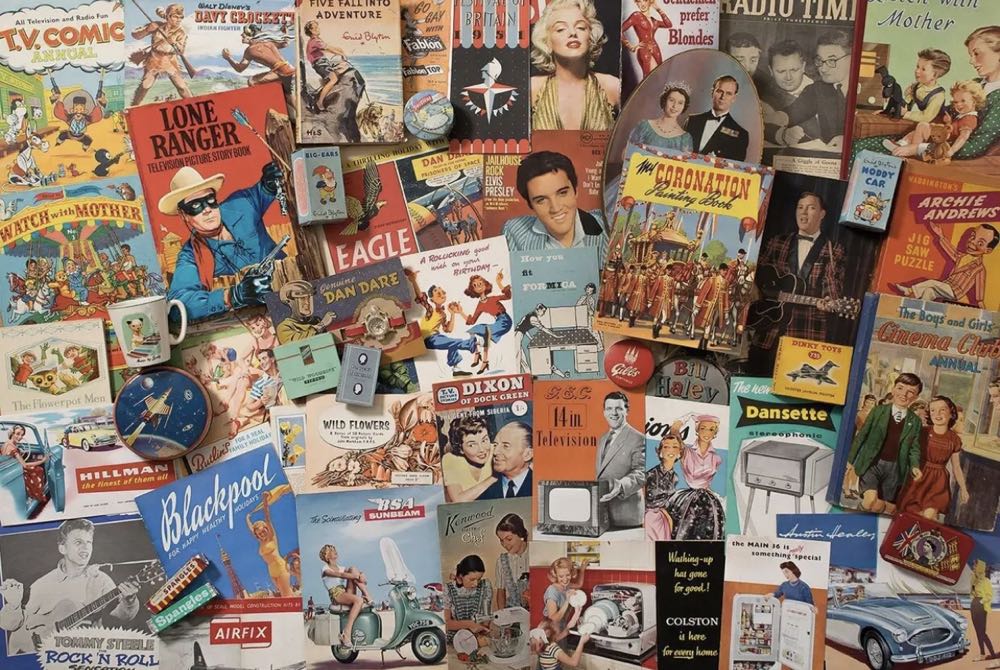 Spirit Of The Sixties FOTO - Gibsons puzzle collectible [Barcode 5012269034127] - Main Image 2