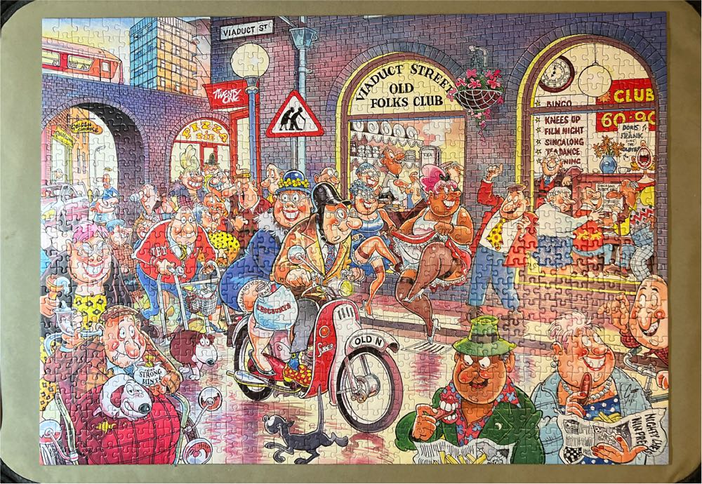 Destiny #7 - Retro Rock Around The Clock - Jumbo puzzle collectible [Barcode 8710126000175] - Main Image 2