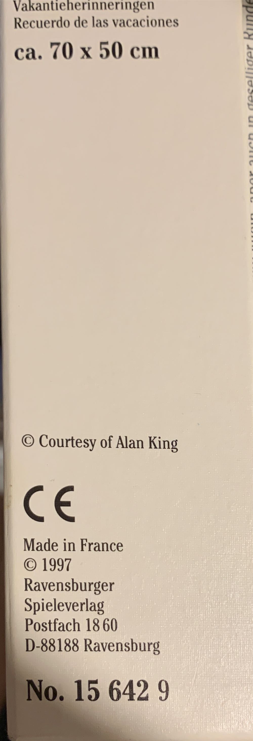 Holiday Memories - Ravensburger puzzle collectible [Barcode 4005556156429] - Main Image 3