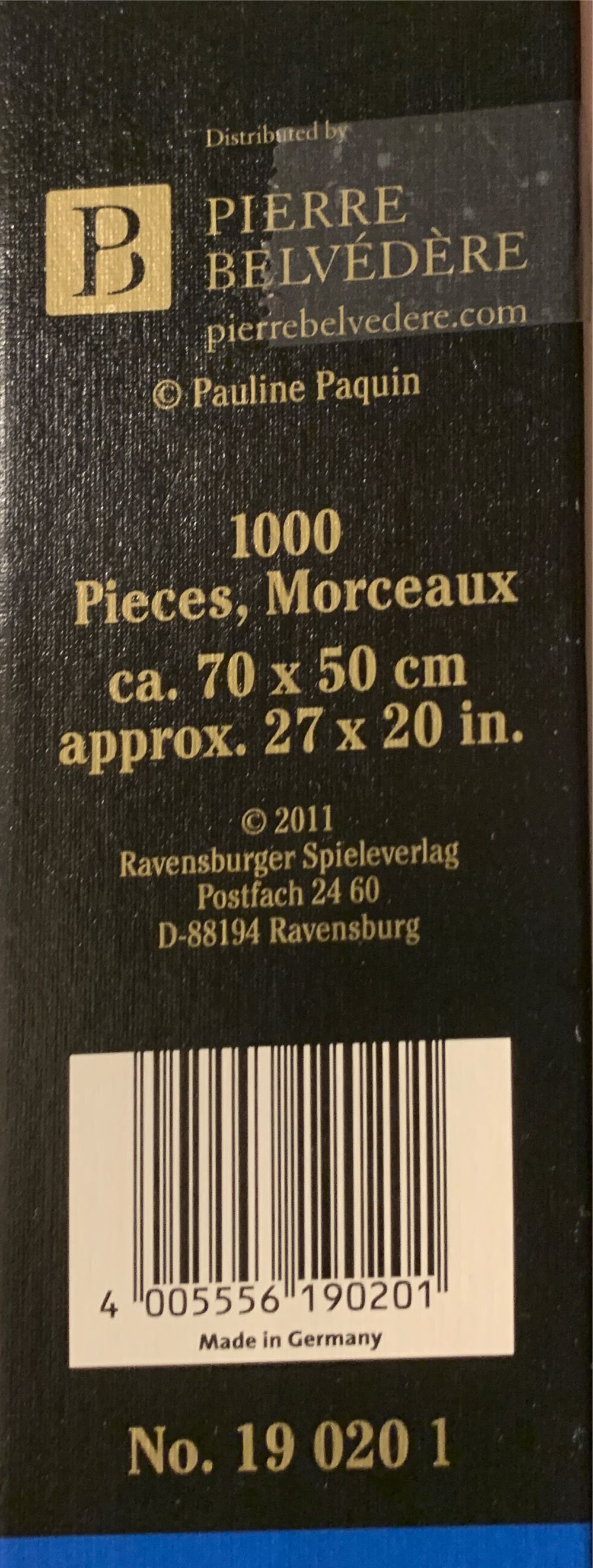 Baseball Game-Canadian Collection - Ravensburger puzzle collectible [Barcode 4005556190201] - Main Image 3