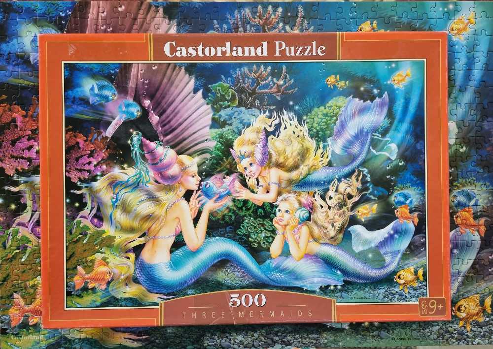 Three Mermaids - Castorland puzzle collectible [Barcode 5904438051953] - Main Image 2