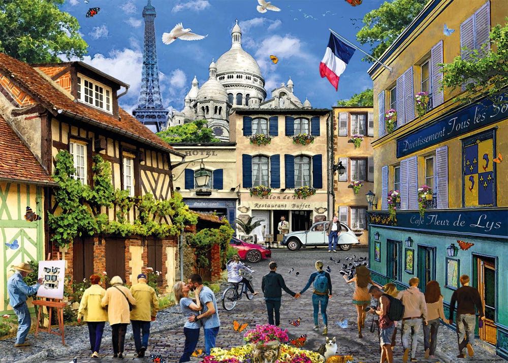 Parijs (De Straten Van) / Streets of Paris - Alipson puzzle collectible [Barcode 3770001500317] - Main Image 2