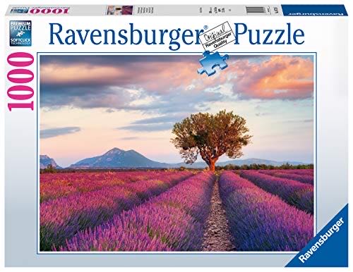 Lavender Fields Flowers - Ravensburger puzzle collectible [Barcode 4005556167241] - Main Image 1