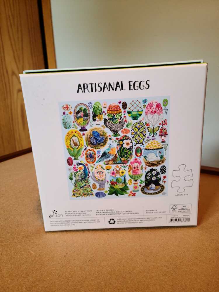 Artisanal Eggs - Galison puzzle collectible [Barcode 9780735378131] - Main Image 3