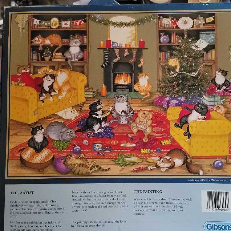 Purrfect Christmas FOTO - Gibsons puzzle collectible [Barcode 5012269060690] - Main Image 2