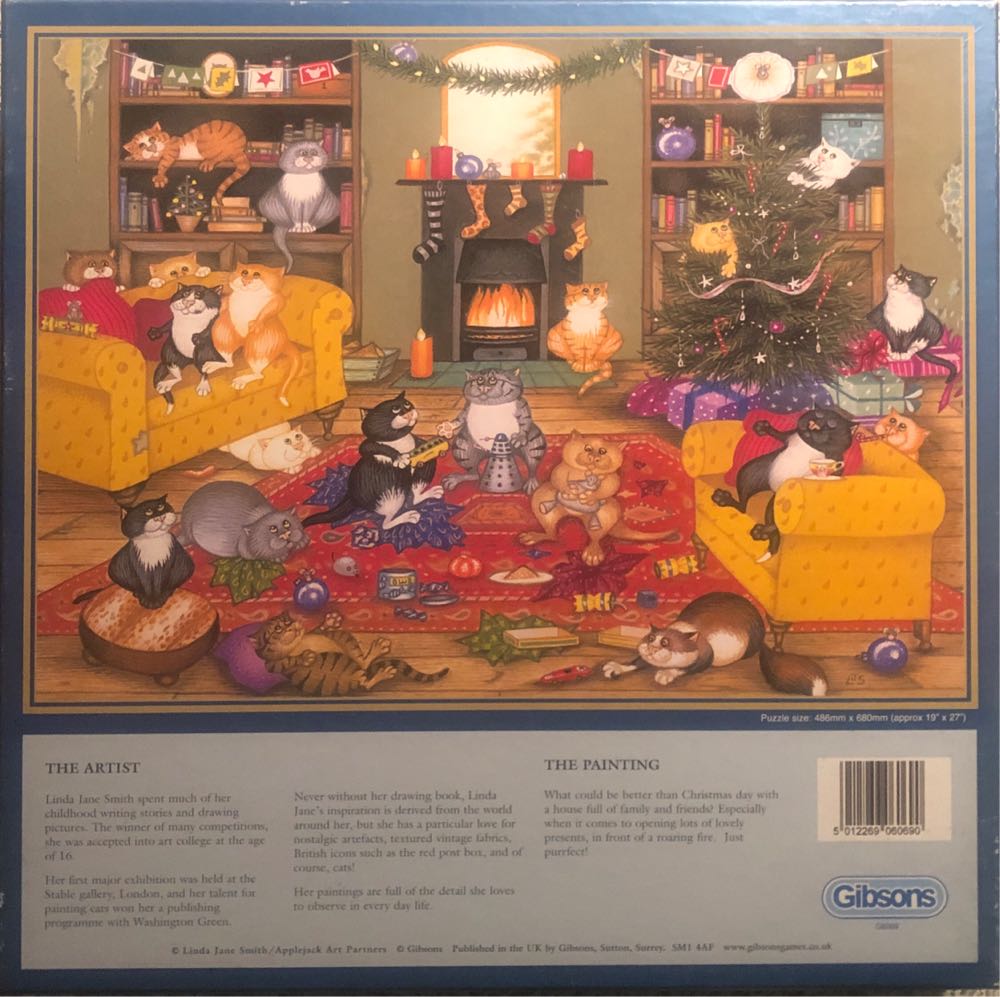 Purrfect Christmas FOTO - Gibsons puzzle collectible [Barcode 5012269060690] - Main Image 4