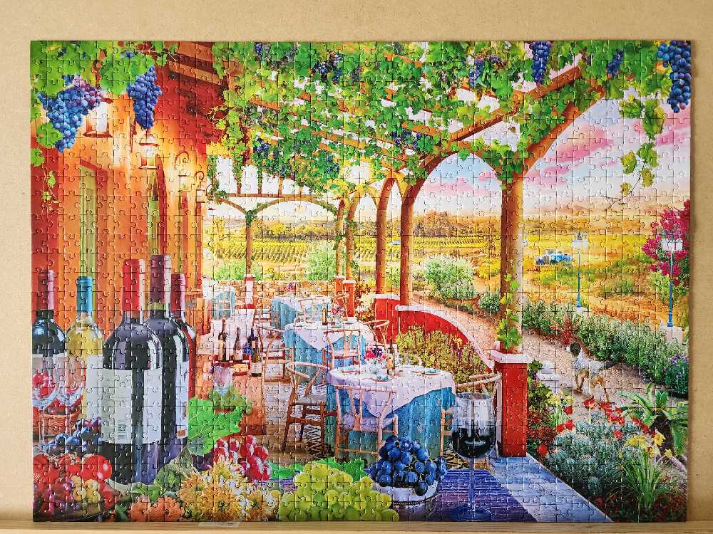 Wine Country - Roseart Kodak puzzle collectible [Barcode 4895145438179] - Main Image 2