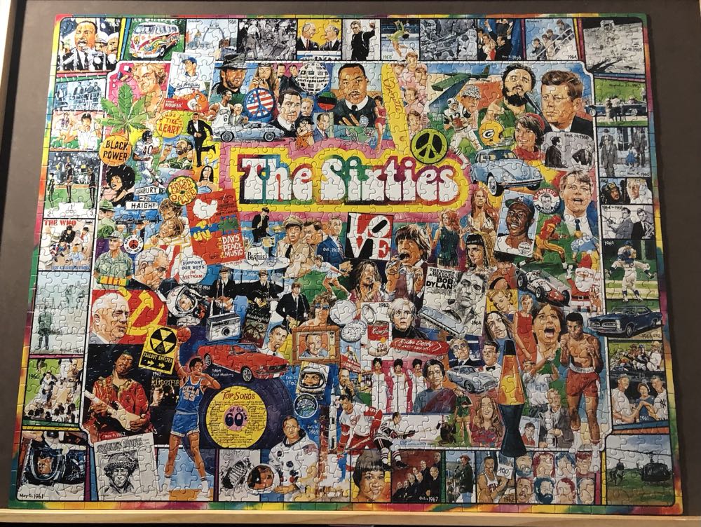 The Sixties- For Sale or Trade - White Mountain puzzle collectible [Barcode 724819249305] - Main Image 2