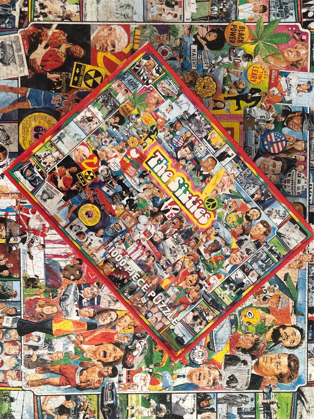 The Sixties- For Sale or Trade - White Mountain puzzle collectible [Barcode 724819249305] - Main Image 3