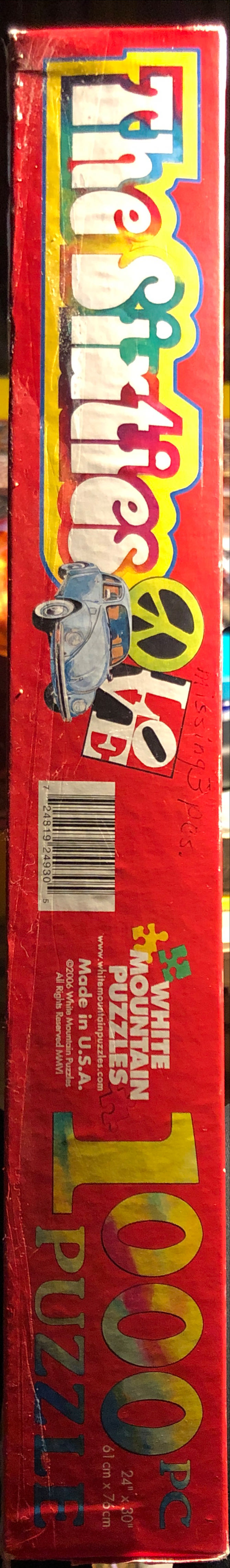 The Sixties- For Sale or Trade - White Mountain puzzle collectible [Barcode 724819249305] - Main Image 4