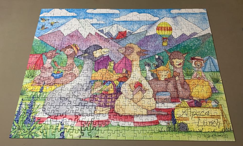 Alpaca Lunch✅ - Ravensburger puzzle collectible - Main Image 2