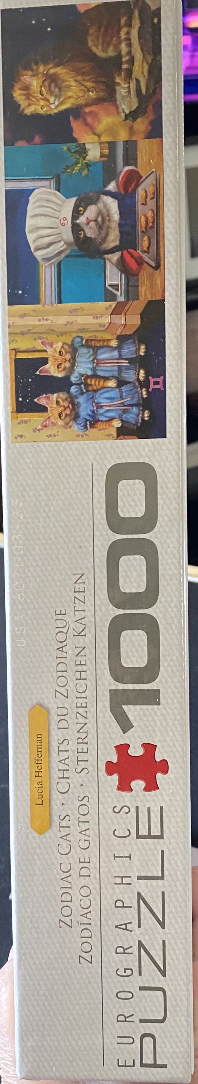 Zodiac Cats - Eurographics puzzle collectible [Barcode 628136657693] - Main Image 2