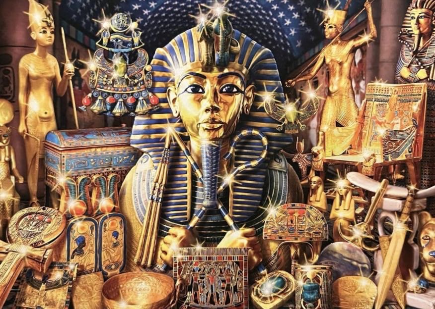 De Schatten van Egypte - King puzzle collectible [Barcode 8710125051185] - Main Image 2