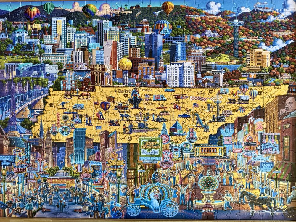 Best Of Tennessee - Arwin - Dowdle puzzle collectible [Barcode 671095004022] - Main Image 3