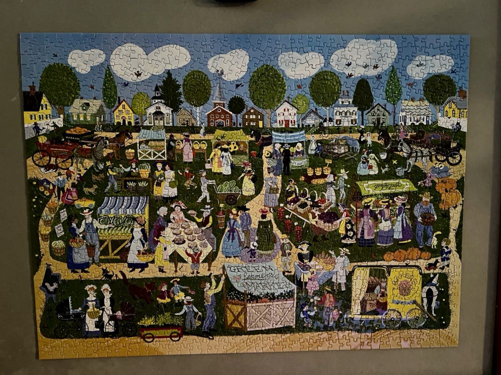Green Farmers Market  - Bits & Pieces puzzle collectible - Main Image 2