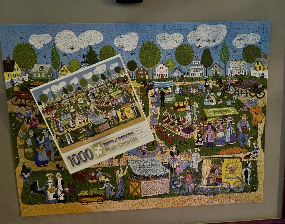 Green Farmers Market  - Bits & Pieces puzzle collectible - Main Image 3