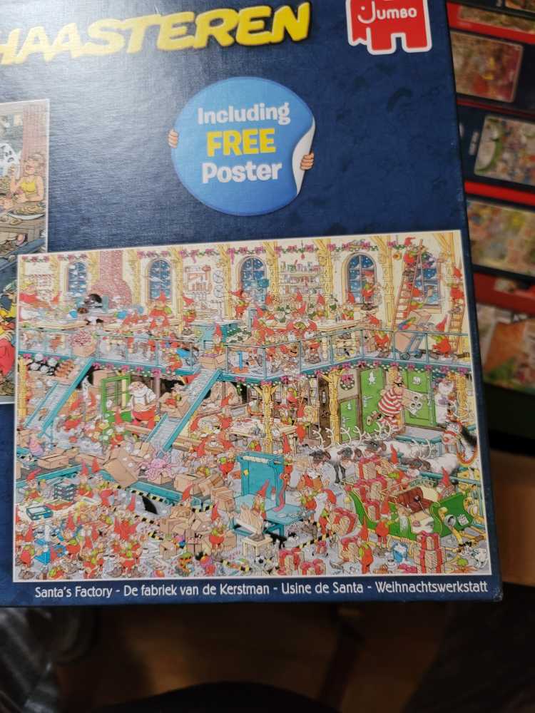 New Year Party & Santa’s Factory  - Jumbo puzzle collectible [Barcode 8710126819524] - Main Image 3