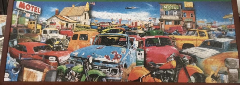 Velo City Limits-Mary - White Mountain Puzzles puzzle collectible - Main Image 2