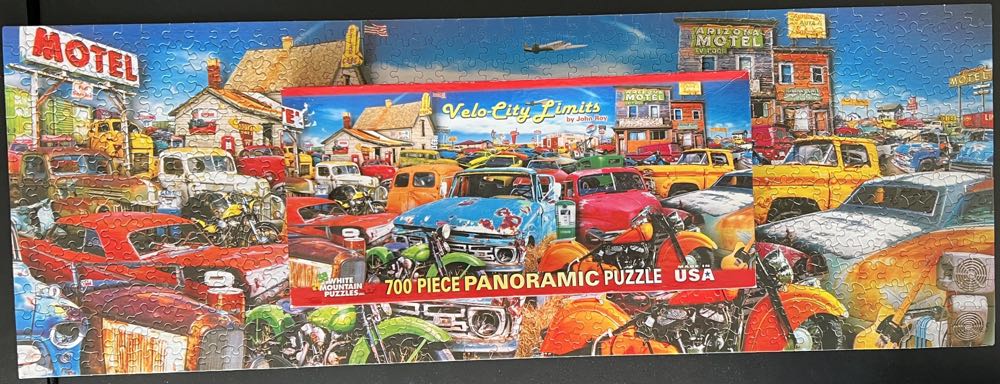 Velo City Limits-Mary - White Mountain Puzzles puzzle collectible - Main Image 4