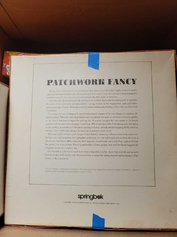 Patchwork Fancy - Springbok puzzle collectible - Main Image 2