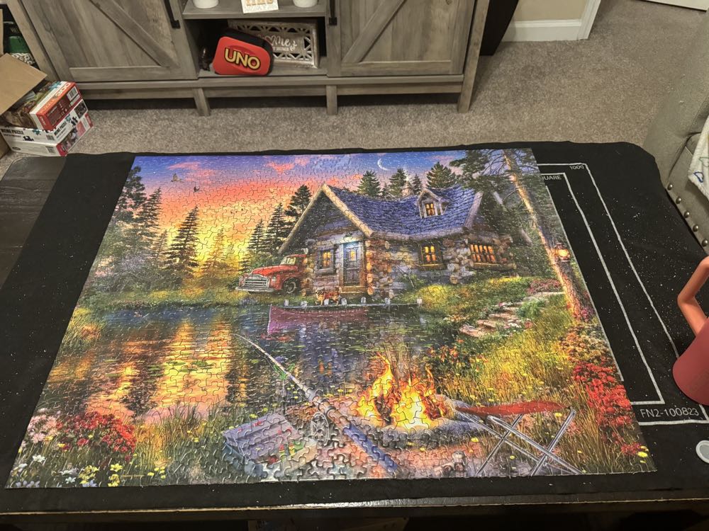 Sun Kissed Cabin - Springbok puzzle collectible [Barcode 091683110926] - Main Image 2