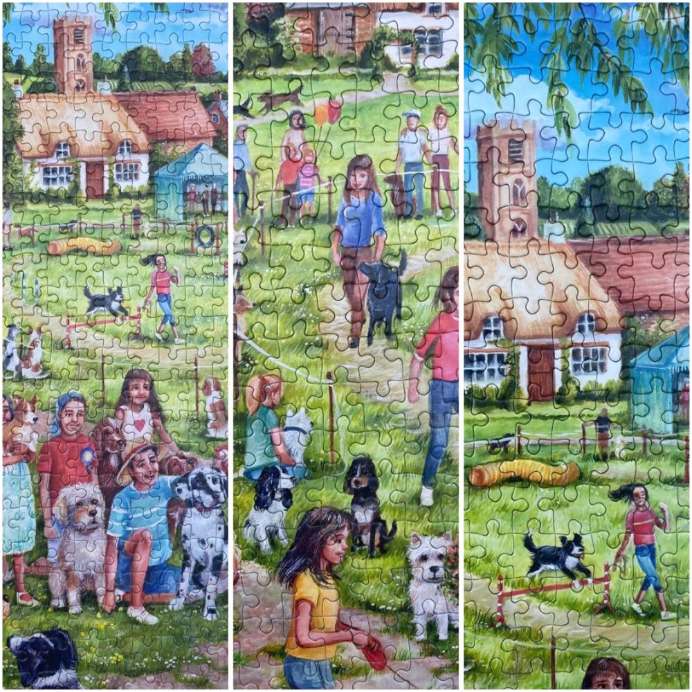 The Village Dog Show - Gibsons puzzle collectible [Barcode 5012269063486] - Main Image 4