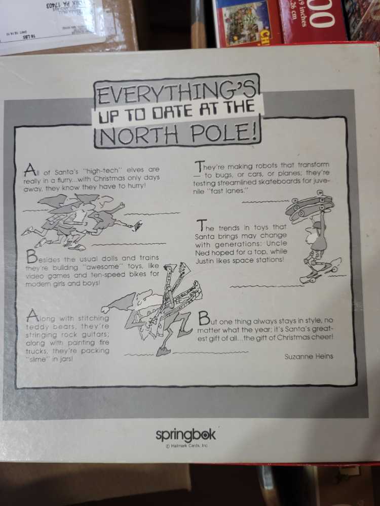 Everything’s Up To Date At The North Pole - Springbok puzzle collectible - Main Image 2
