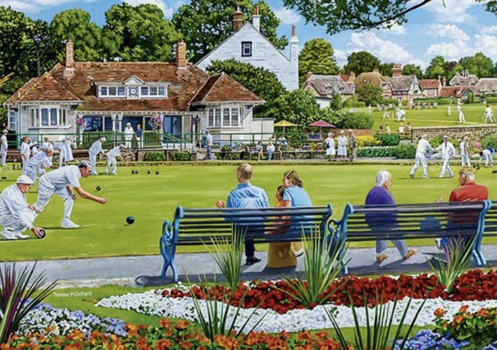 The Village Sporting Greens - Falcon de luxe puzzle collectible [Barcode 8710126113097] - Main Image 4