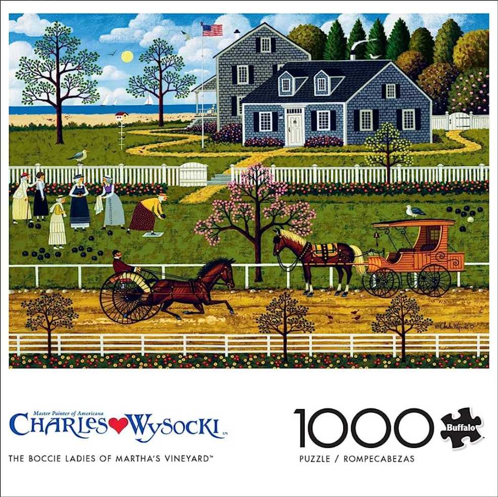 Boccie Ladies of Martha’s Vineyard - Buffalo Games puzzle collectible [Barcode 079346133062] - Main Image 2