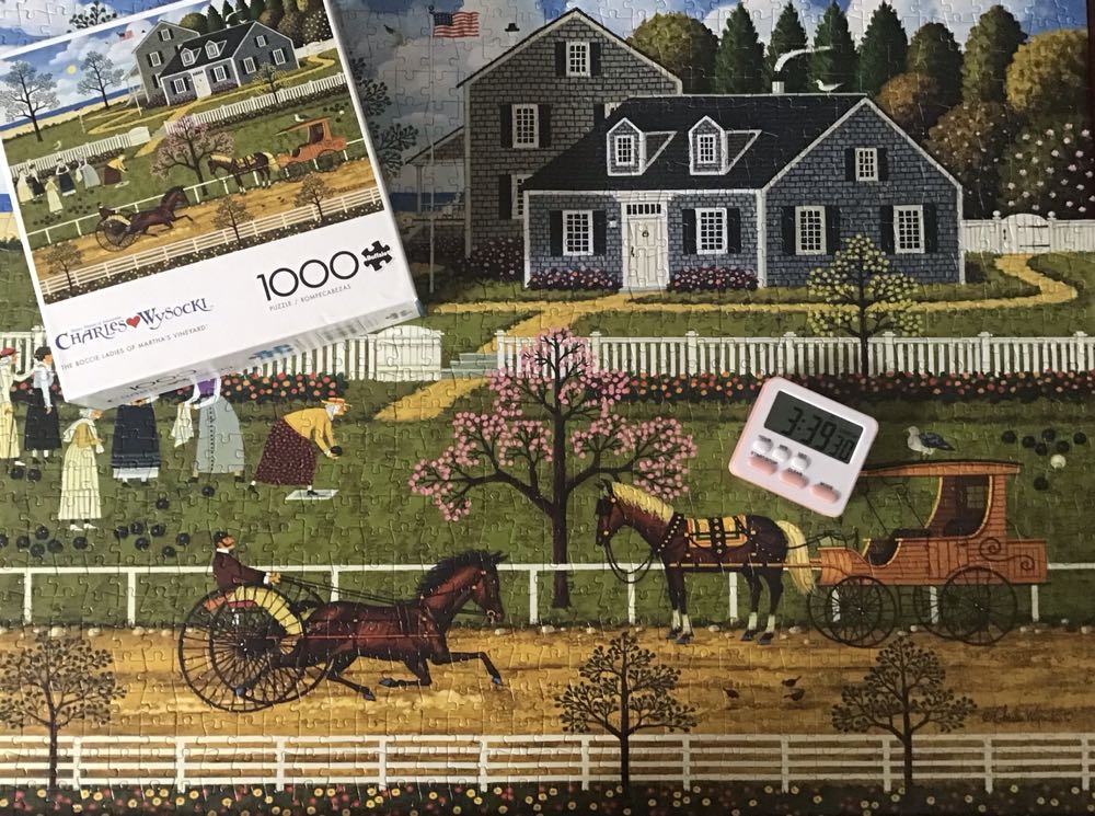 Boccie Ladies of Martha’s Vineyard - Buffalo Games puzzle collectible [Barcode 079346133062] - Main Image 3