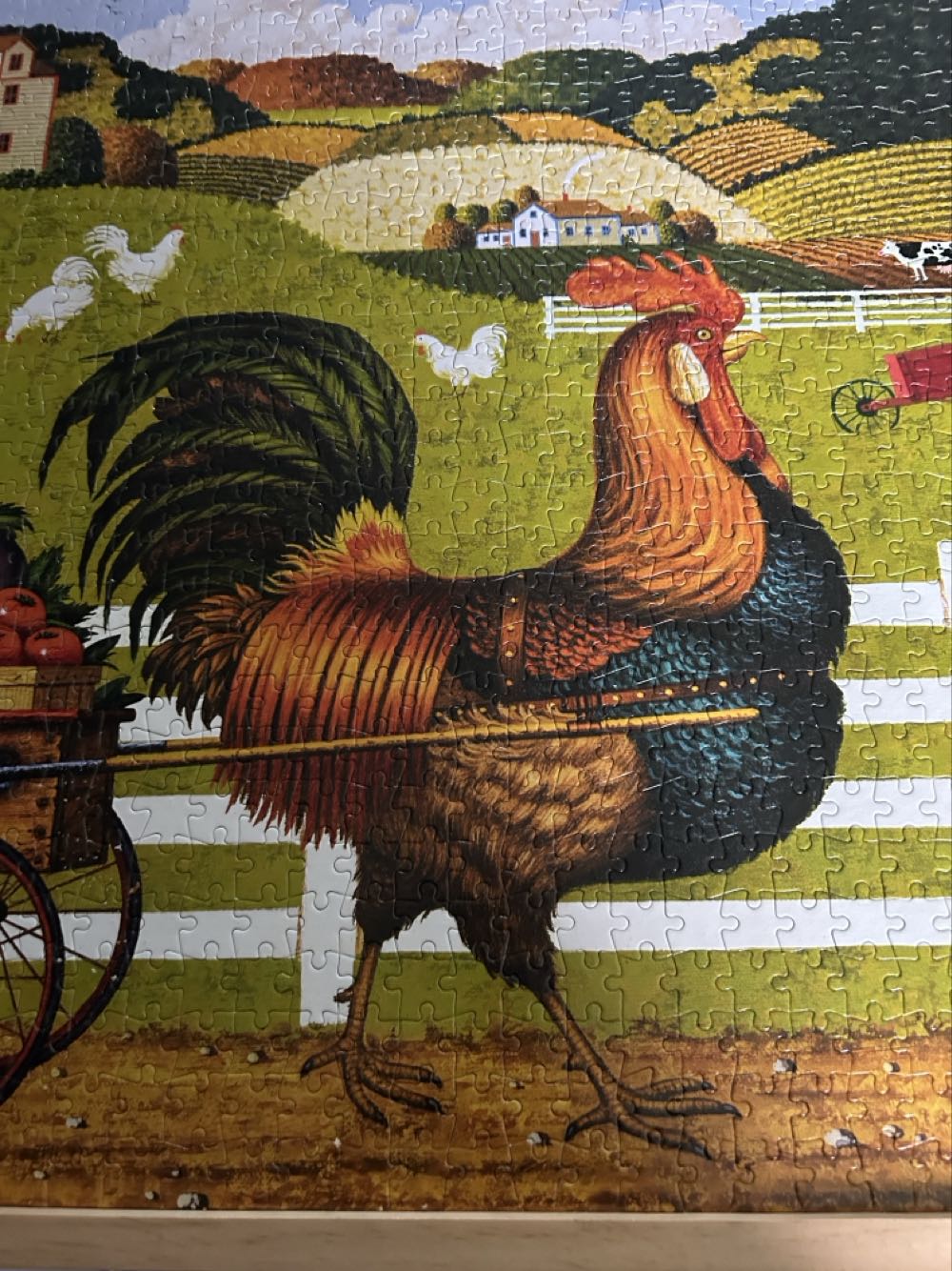 Rooster Express - Buffalo Games puzzle collectible [Barcode 079346133048] - Main Image 4