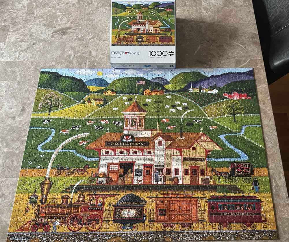Fox Hill Farms - Buffalo Games & Puzzles puzzle collectible [Barcode 079346133031] - Main Image 2