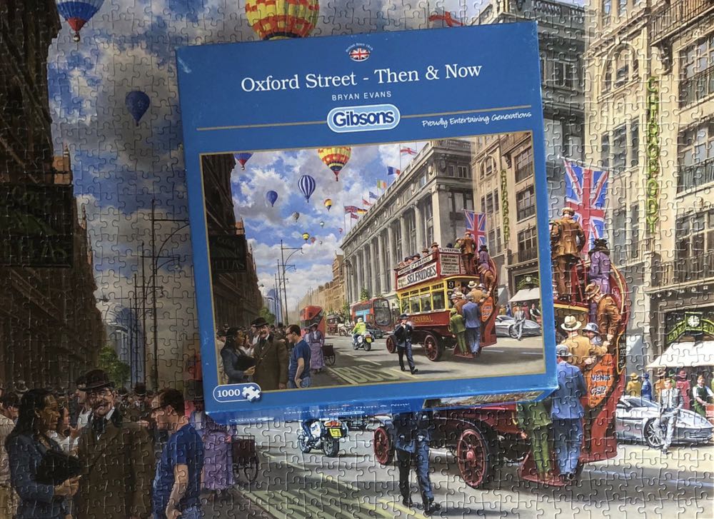Oxford Street Then & Now - Gibsons 🇬🇧 puzzle collectible [Barcode 5012269062038] - Main Image 4