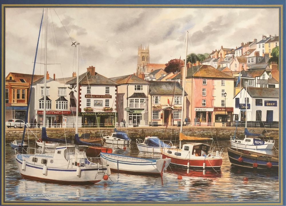 Brixham Harbour - Gibsons puzzle collectible [Barcode 5012269008401] - Main Image 2