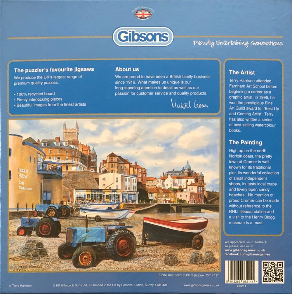 Cromer - Gibsons puzzle collectible [Barcode 5012269062144] - Main Image 3