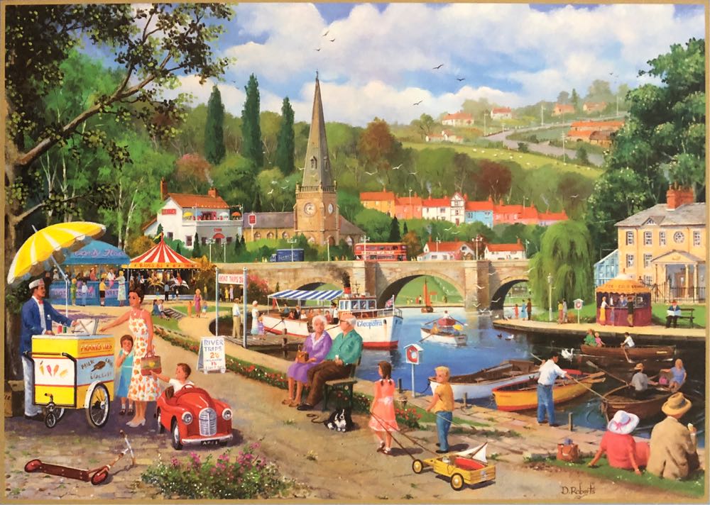 Riverside Walk (Maken) - Gibsons puzzle collectible [Barcode 5012269061352] - Main Image 2