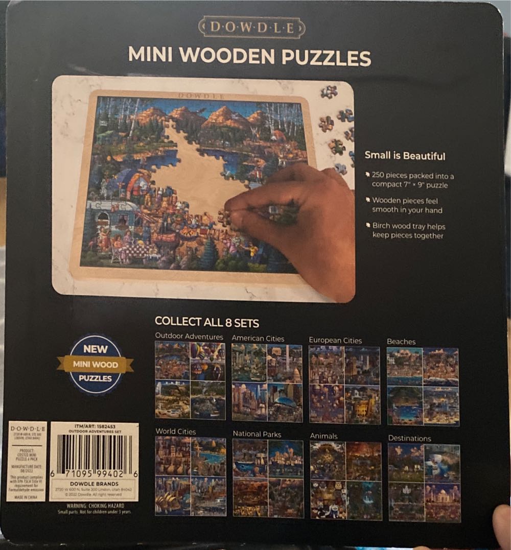 Dowdle Mini Wooden Camping Adventure - Dowdle Mini Wooden Puzzle puzzle collectible - Main Image 3